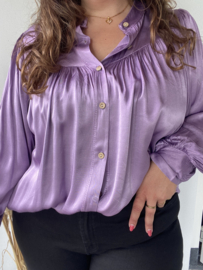 BLOUSE SATIN SOFT - LILA