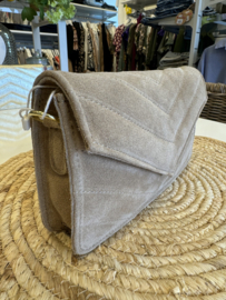 TAS VIVIAN - BEIGE SUEDE
