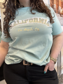 TSHIRT CALIFORNIA - GROEN