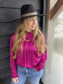 BLOUSE SASKIA - FUCHSIA