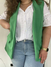 GILET LONG - GROEN