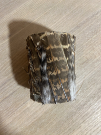 WAXINELICHTJE FEATHER BRUIN