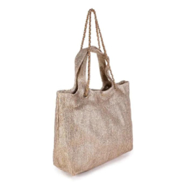 GLITTER TAS - KHAKI