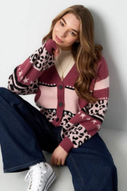 VEST PANTER HART - ROZE
