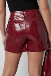 LEER ROK - BORDEAUX ROOD