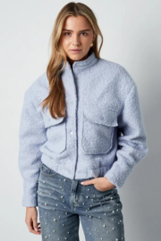 BOUCLE JASJE - LICHT BLAUW