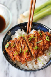 Tonkatsu van kip (niet vega)