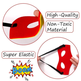 Spiderman feest capes en maskers - 8 stuks