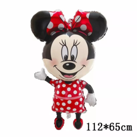 Grote folie ballon Minnie Mouse  - XXL 112 cm