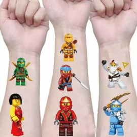 Ninjago plaktattoos