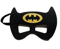 Batman cape met oogmasker -Zwart/Geel - Superheld - Volwassenen