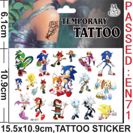 Sonic plaktattoos