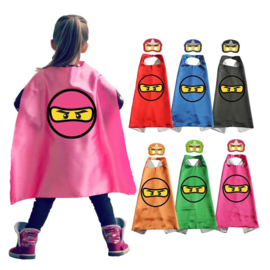 Ninjago capes en maskers - 12 stuks - Alle kleuren 2 x