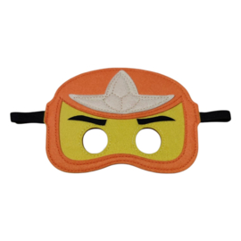 Ninjago maskers - 8 stuks - Van hoogwaardig vilt - Mix van kleuren