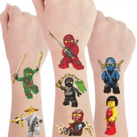 Ninjago plaktattoos