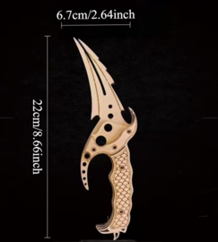 3D Houten Puzzel Messen