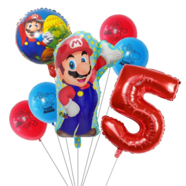 Super Mario feest - compleet pakket - voor 8 kinderen