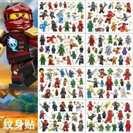 Ninjago plaktattoos