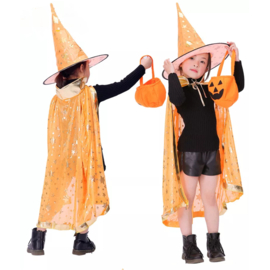 Tovenaars / Heksen capes en hoeden verkleedfeest pakket