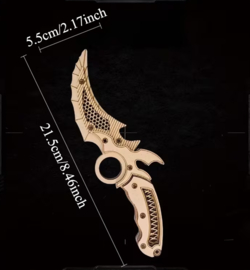 3D Houten Puzzel Messen