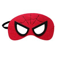 Spiderman cape met oogmasker - Rood - Superheld - Volwassenen