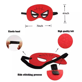 Spiderman masker van vilt - Per stuk