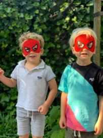 Spiderman masker van vilt - Per stuk