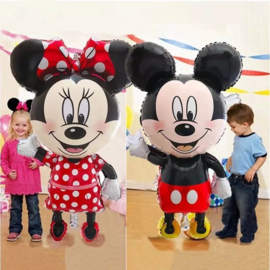 Grote folie ballon Minnie Mouse  - XXL 112 cm