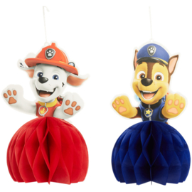 Set van 2 - Paw Patrol Honeycomb Versiering
