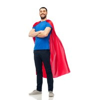 Spiderman cape met oogmasker - Rood - Superheld - Volwassenen
