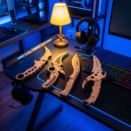 3D Houten Puzzel Messen