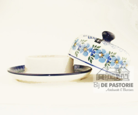 Butter Dish Round Pansy
