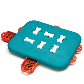 NINA OTTOSSON DOG CASINO TURQUOISE / ORANJE 31,5X26X4,5 CM