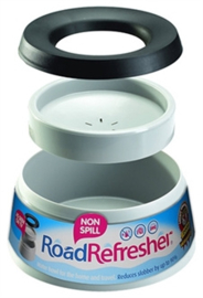 Road refresher voor onderweg Grijs S 19x8cm
