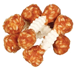 TRIXIE DENTA FUN CHICKEN CHEWING DUMBBELLS 6 ST 100 GR