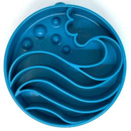 Sodapup The Great Wave Ebowl Slow feeder – Blue