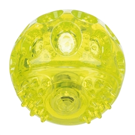 TRIXIE KNIPPERBAL ZONDER GELUID DRIJVEND TPR ASSORTI 7,5X7,5X7,5 CM Groot