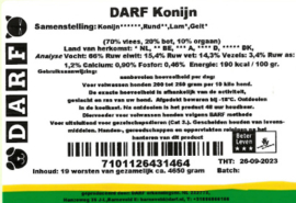 Darf Konijn 4,65kg