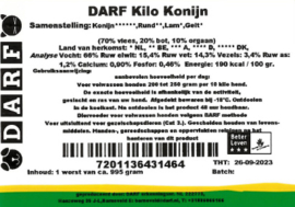 Darf Konijn 10kg