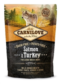 Carnilove zalm/kalkoen grote rassen 1,5kg
