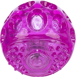 TRIXIE KNIPPERBAL ZONDER GELUID DRIJVEND TPR ROZE 6X6X6 CM Klein