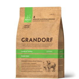 Lam en Kalkoen voor kleine volwassen honden 1kg
