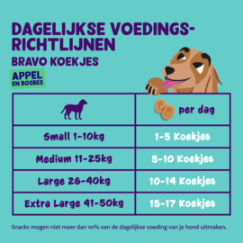 Koekjes met Appel en Bosbes