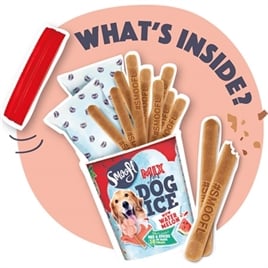 SMOOFL IJSMIX VOOR HONDEN WATERMELOEN 160 GR