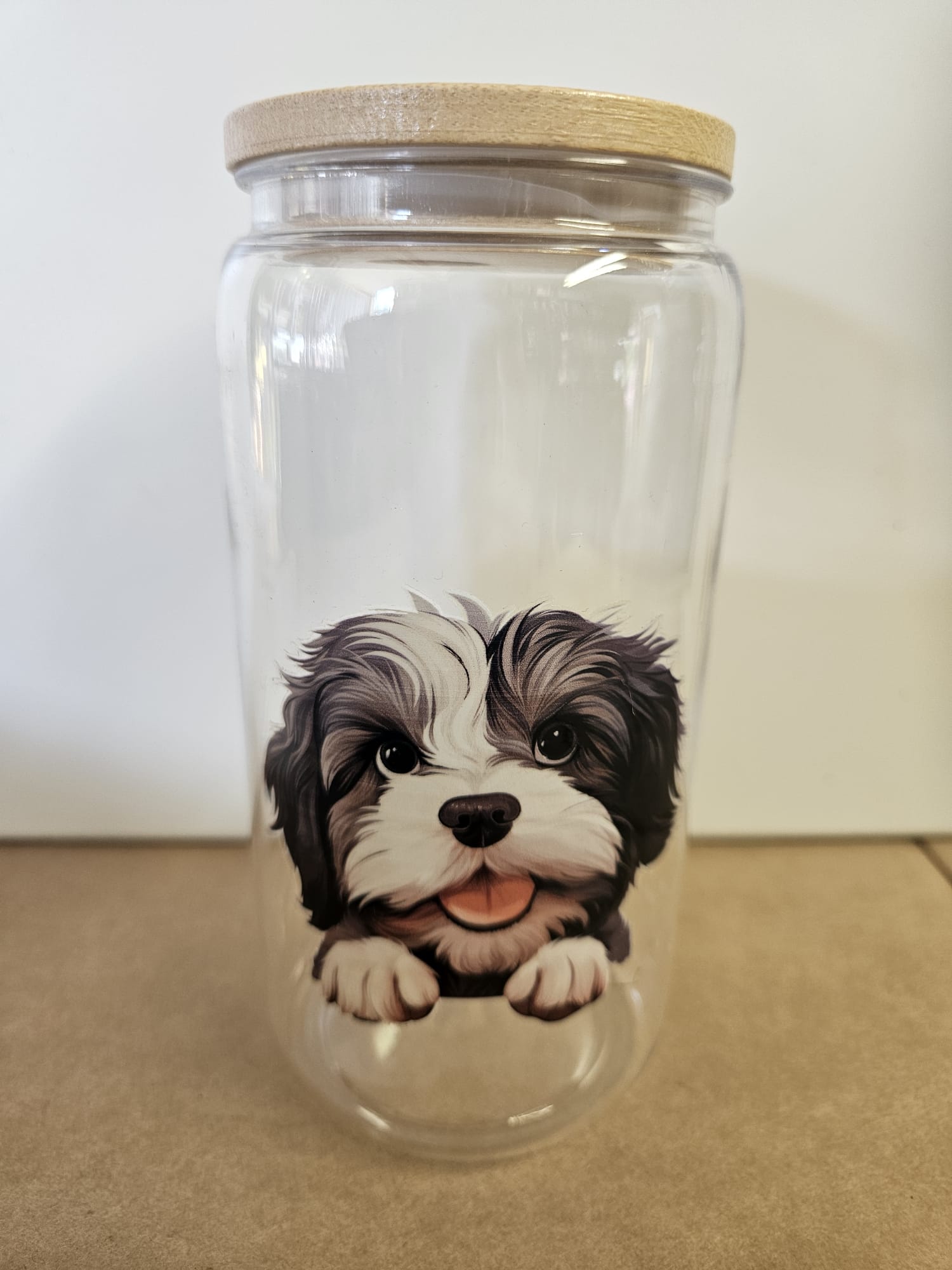 Mooie handgemaakte plastic drinkbeker met Boomer