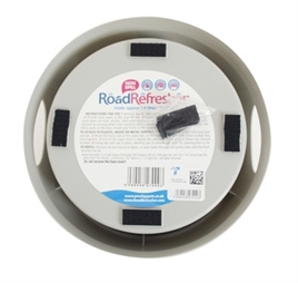 Road refresher voor onderweg Grijs S 19x8cm