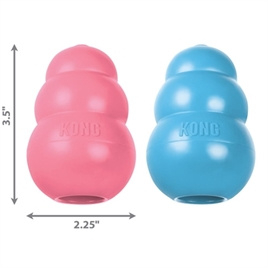 KONG PUPPY ROZE OF BLAUW ASSORTI MEDIUM