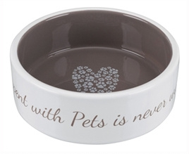 TRIXIE VOERBAK PETS HOME TAUPE