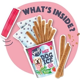 SMOOFL IJSMIX VOOR HONDEN AARDBEI 160 GR