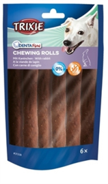 TRIXIE DENTA FUN RABBIT CHEWING ROLLS 12 CM 6 ST 70 GR